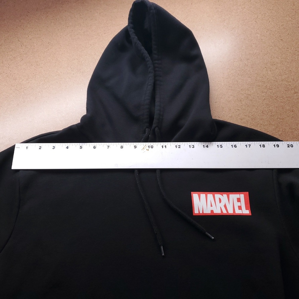 Marvel Spider-Man Comic Escape Impossible Hoodie Mens L Black Graphic Pullover - Picture 5 of 10